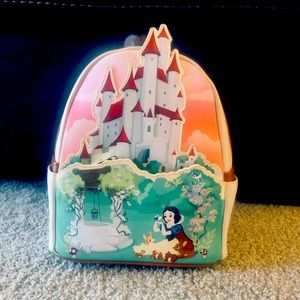 Loungefly Disney Snow White Castle Series Mini Backpack